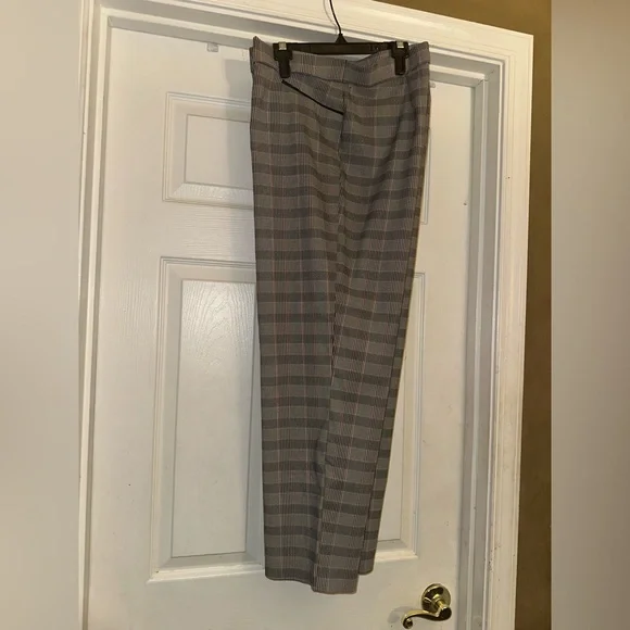 Ladies checked pants 16 - Picture 3 of 5